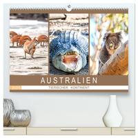 Vorderes Coverbild Australien, tierischer Kontinent (hochwertiger Premium Wandkalender 2025 DIN A2 quer), Kunstdruck in Hochglanz