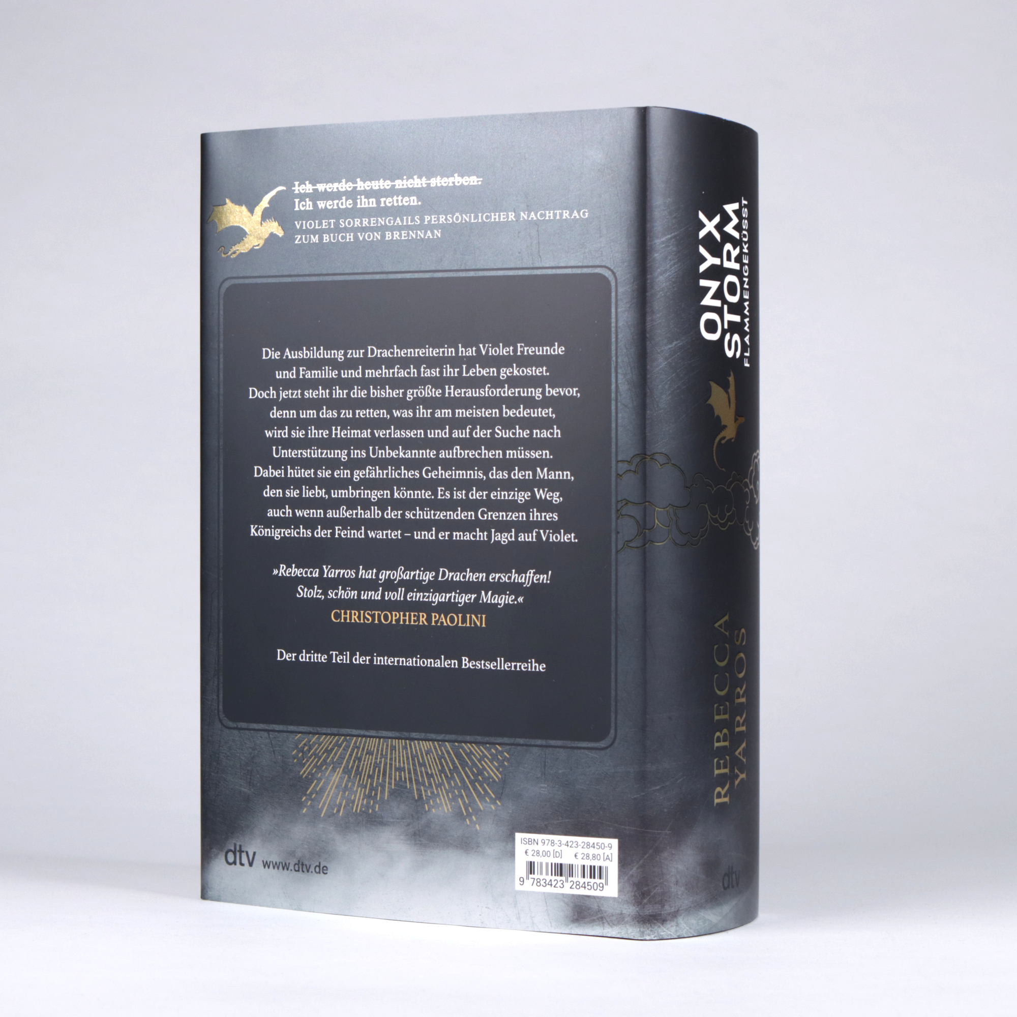 Beispielinhalt (Bild) Onyx Storm – Flammengeküsst