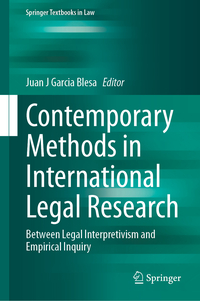 Vorderes Coverbild Contemporary Methods in International Legal Research