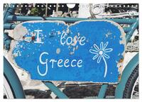 Vorderes Coverbild I love Greece (Wandkalender 2026 DIN A4 quer), CALVENDO Monatskalender
