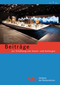 Vorderes Coverbild VDR Beiträge zur Erhaltung von Kunst- und Kulturgut Heft 1/2021