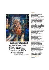 Vorderes Coverbild Customizinghandbuch zur SAP Master Data Central Governance Consolidation (MDG-Consolidation)