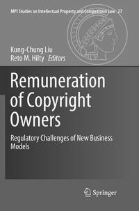Vorderes Coverbild Remuneration of Copyright Owners
