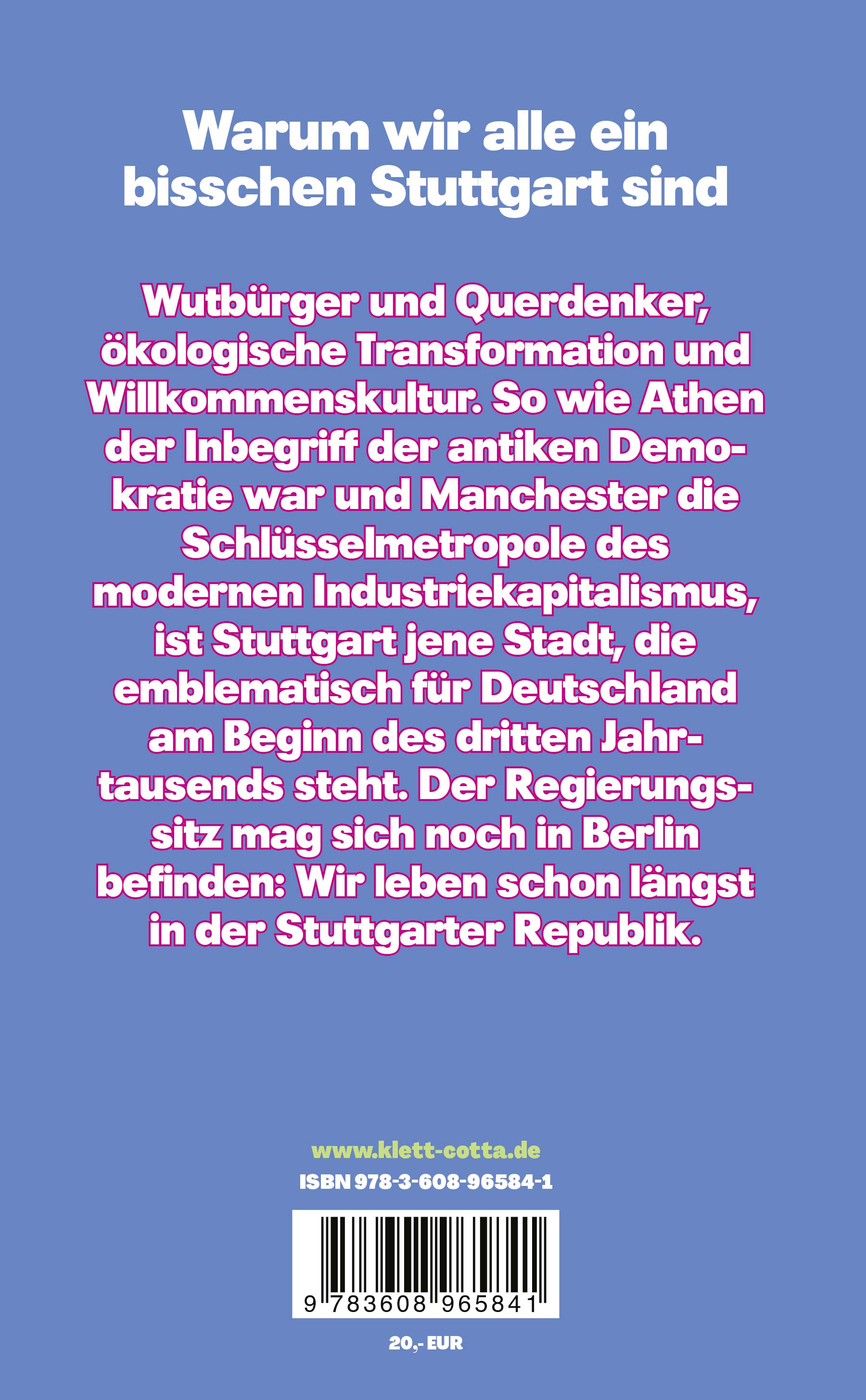 Rückseitencover Der Stuttgart-Komplex