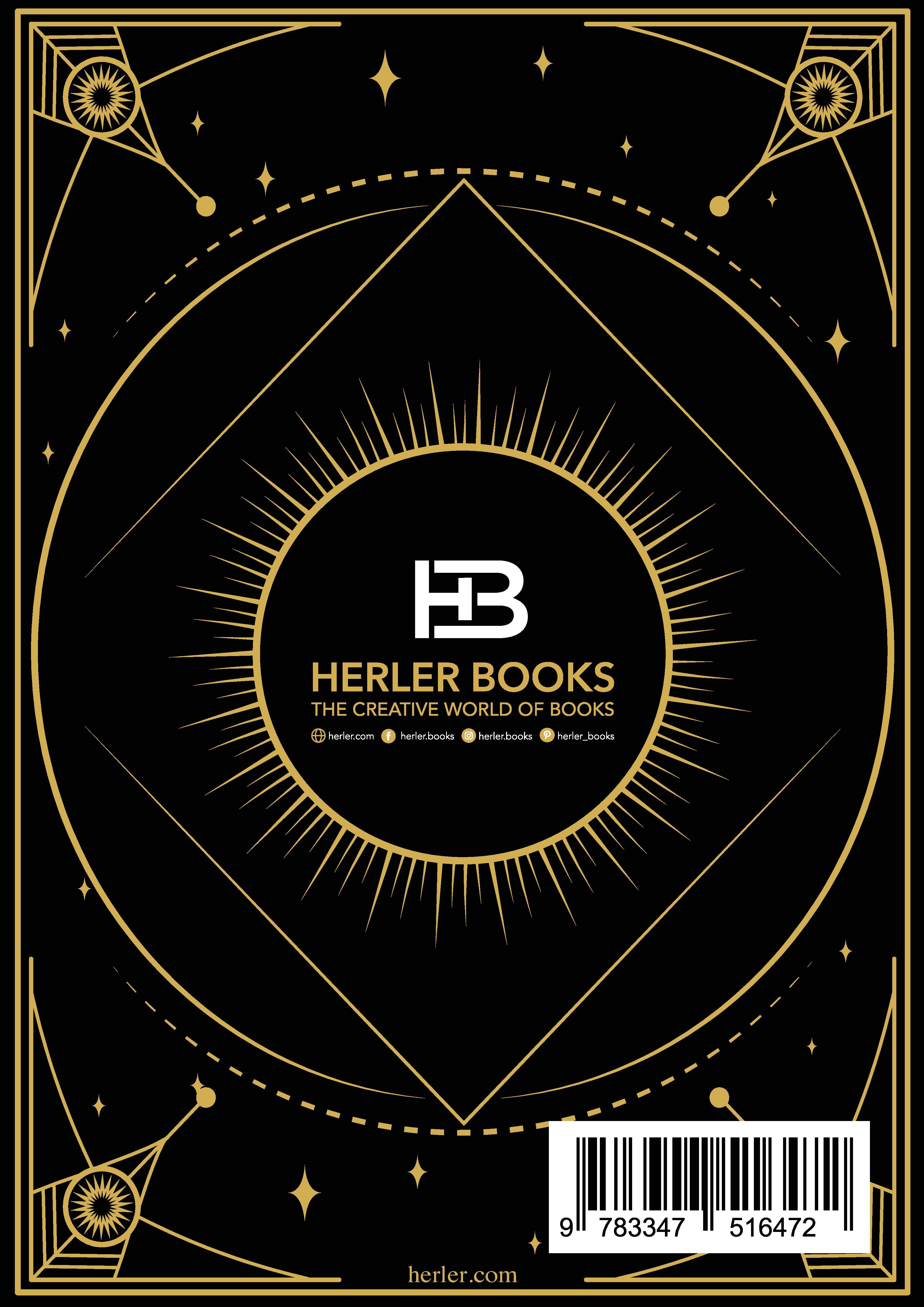 Rückseitencover Edles Notizbuch Sternzeichen Krebs | Designed by Alfred Herler