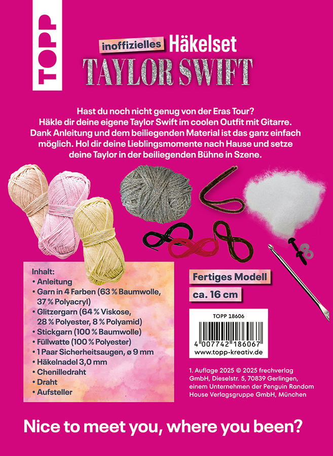 Beispielinhalt (Bild) Taylor Swift. Das inoffizielle Häkelset