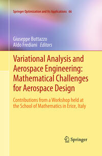 Vorderes Coverbild Variational Analysis and Aerospace Engineering: Mathematical Challenges for Aerospace Design
