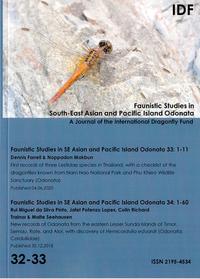 Vorderes Coverbild Faunistic Studies in SE Asian and Pacific Island Odonata 32-33