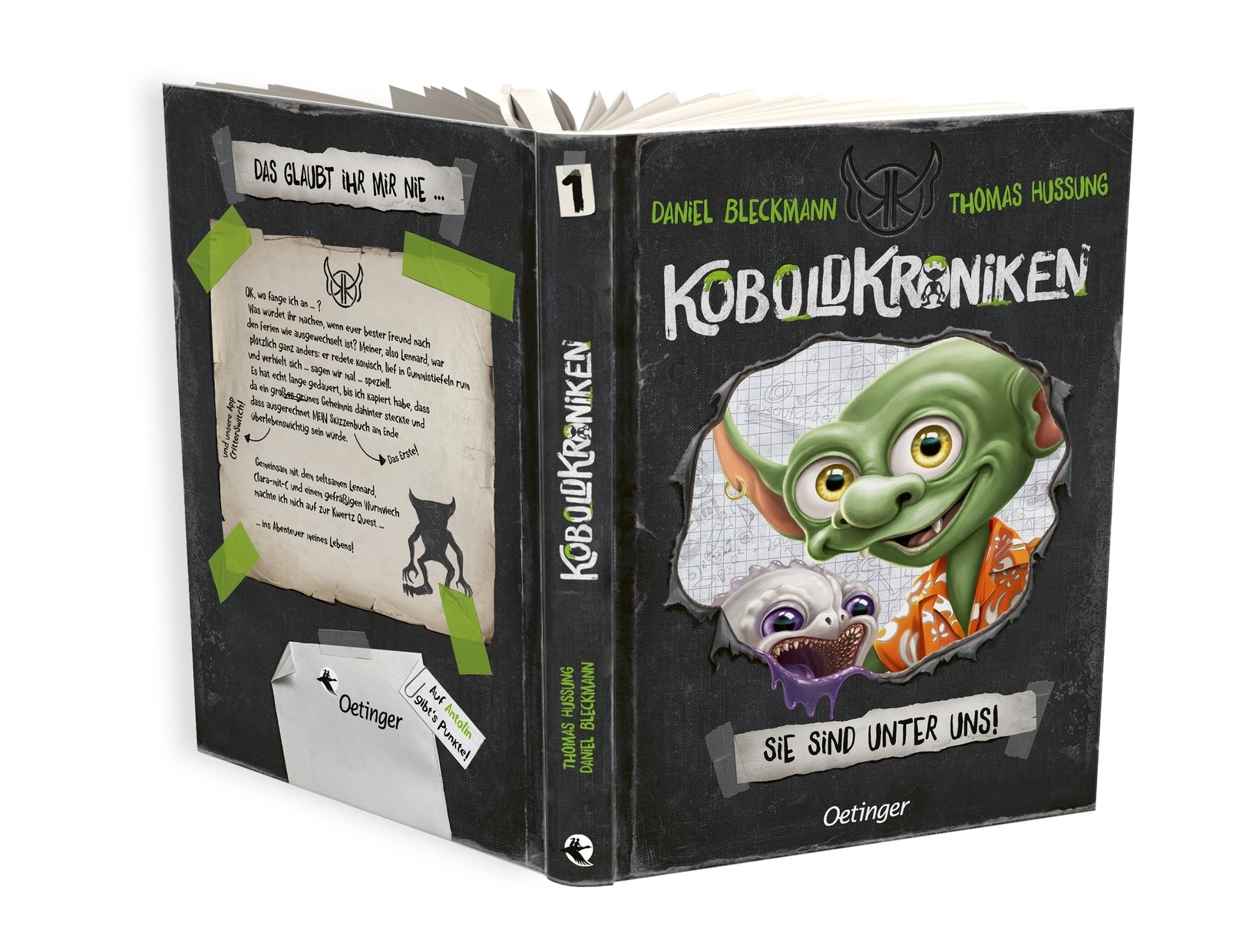 Gesamtes Coverbild KoboldKroniken 1. Sie sind unter uns!