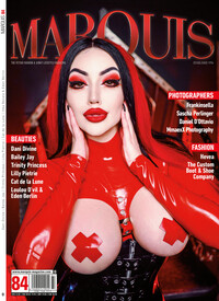Vorderes Coverbild MARQUIS Magazine No. 84 - Fetish, Fashion, Latex & Lifestyle -- Deutsche Ausgabe