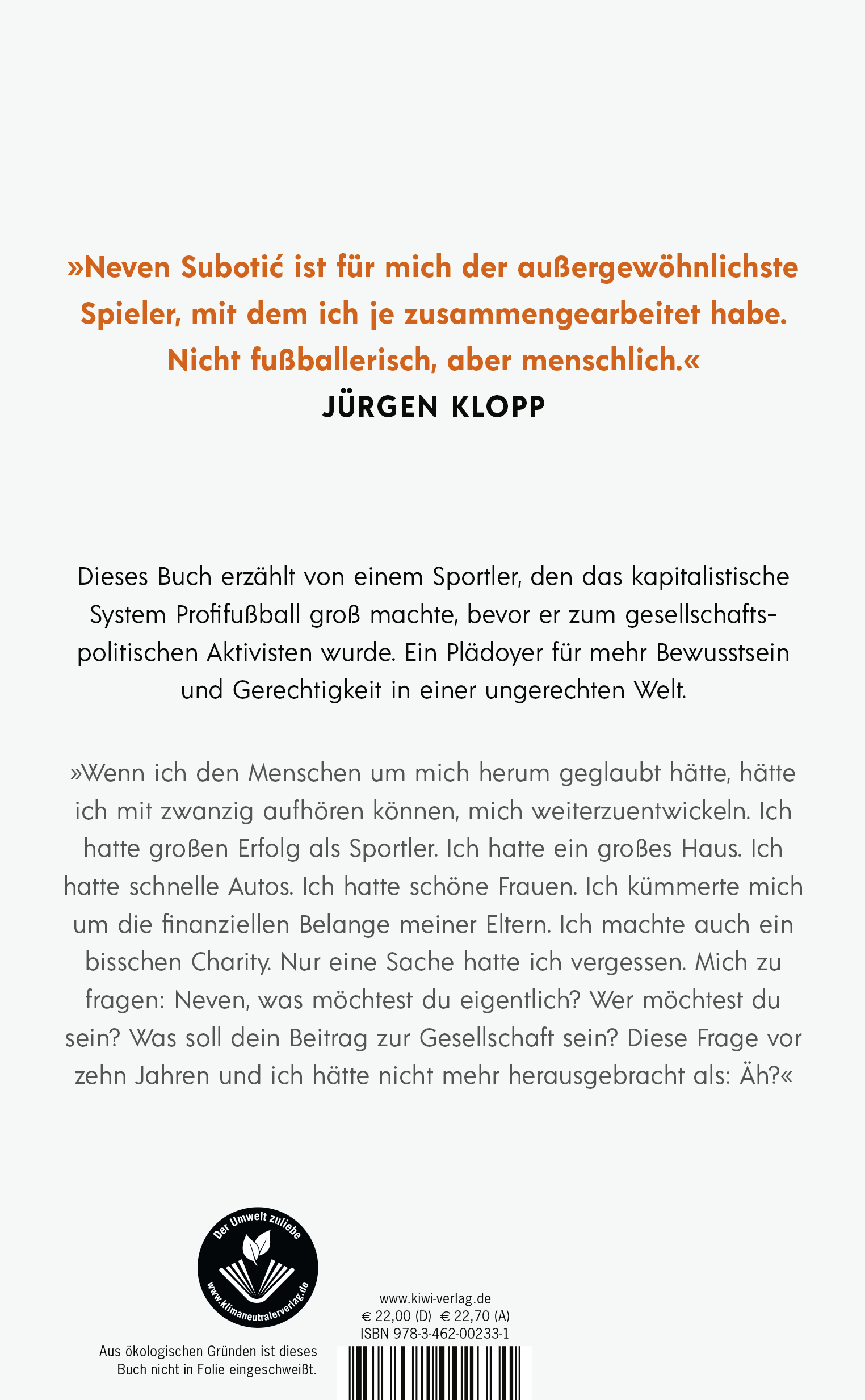 Rückseitencover Alles geben
