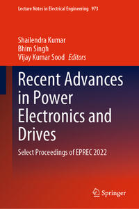 Vorderes Coverbild Recent Advances in Power Electronics and Drives