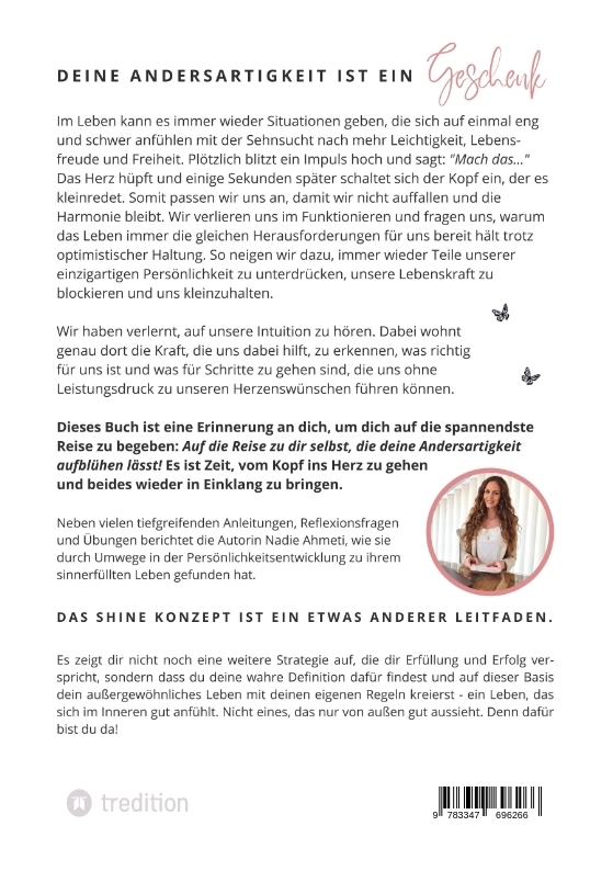 Rückseitencover Shine Konzept