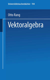 Vorderes Coverbild Vektoralgebra