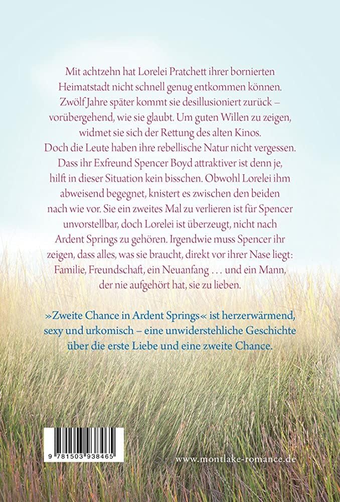 Rückseitencover Zweite Chance in Ardent Springs