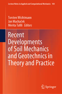 Vorderes Coverbild Recent Developments of Soil Mechanics and Geotechnics in Theory and Practice