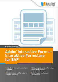 Vorderes Coverbild Adobe Interactive Forms - Interaktive Formulare in SAP