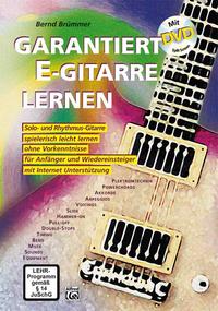 Vorderes Coverbild Garantiert E-Gitarre lernen / Garantiert E-Gitarre lernen mit DVD