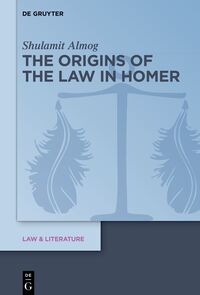 Vorderes Coverbild The Origins of the Law in Homer
