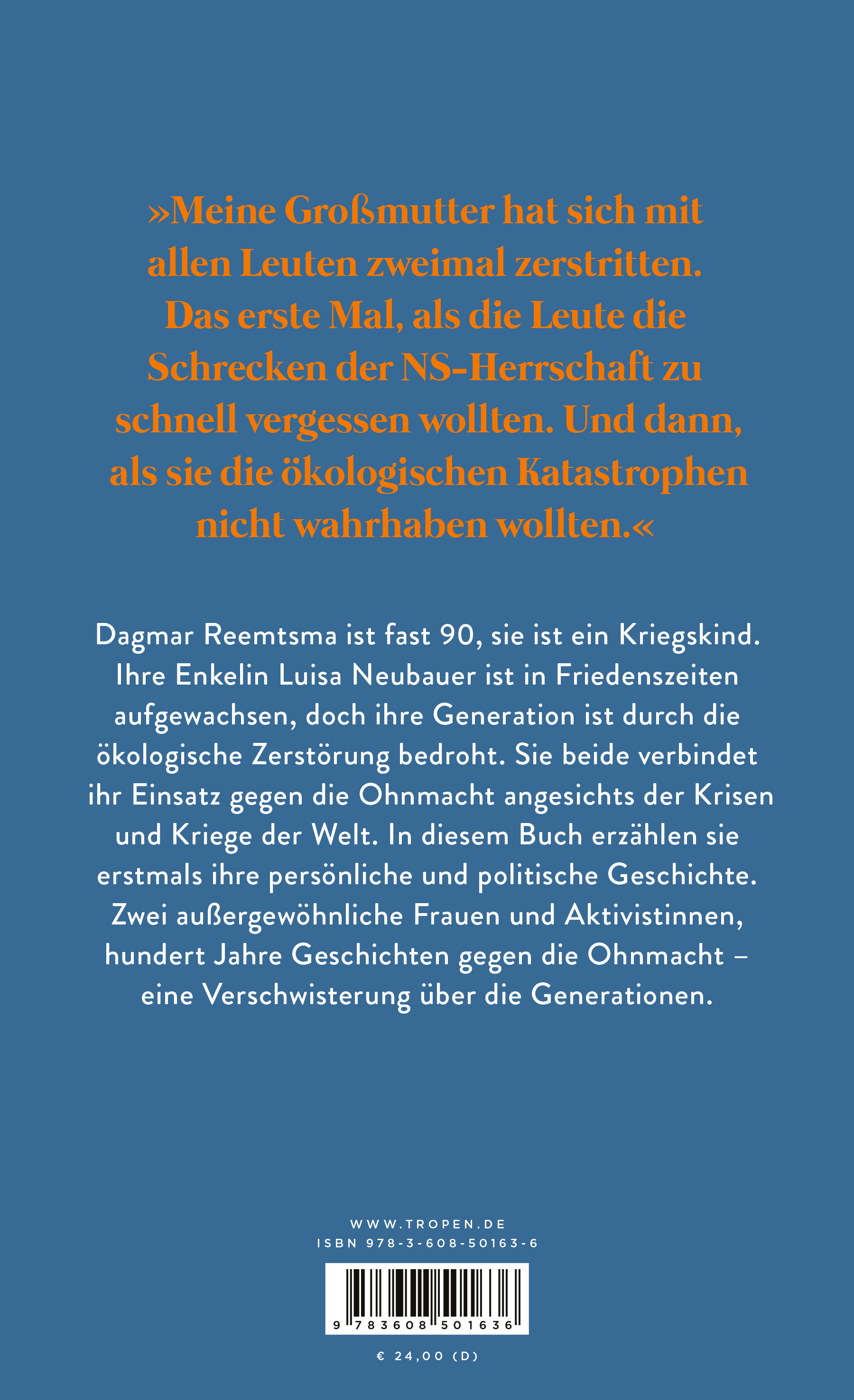 Rückseitencover Gegen die Ohnmacht