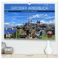 Vorderes Coverbild Grosser Arberblick auf Bayerisch Eisenstein (hochwertiger Premium Wandkalender 2026 DIN A2 quer), Kunstdruck in Hochglanz