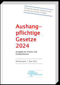Vorderes Coverbild Aushangpflichtige Gesetze 2024