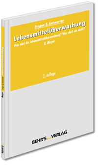 Vorderes Coverbild Lebensmittelüberwachung