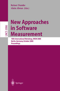 Vorderes Coverbild New Approaches in Software Measurement