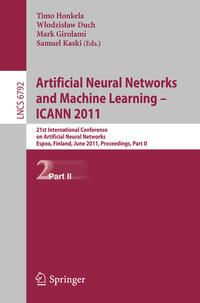 Vorderes Coverbild Artificial Neural Networks and Machine Learning - ICANN 2011