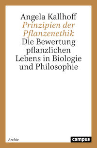 Vorderes Coverbild Prinzipien der Pflanzenethik
