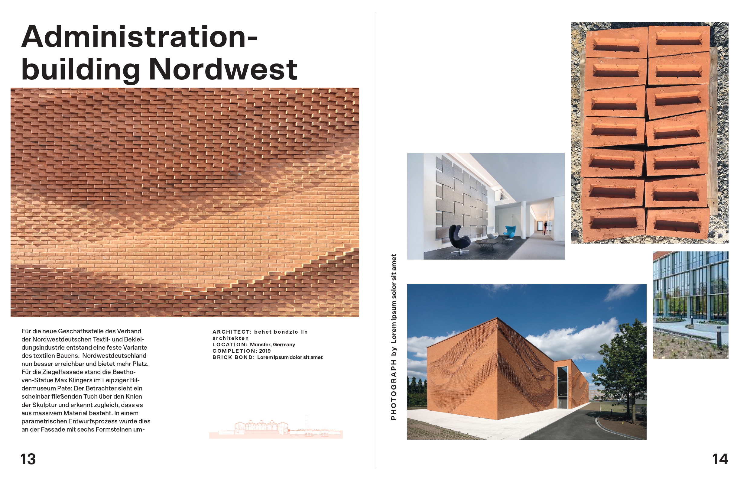 Beispielinhalt (Bild) Bricks Now & Then