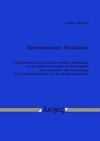 Vorderes Coverbild Internationale Mediation