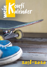 Vorderes Coverbild mein Konfikalender 2018-2020