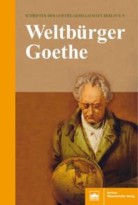 Vorderes Coverbild Weltbürger Goethe