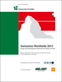 Vorderes Coverbild Swissness Worldwide 2013