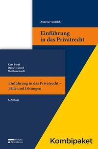 Vorderes Coverbild Kombipaket Einführung in das Privatrecht: Lehrbuch und Casebook