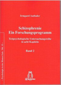 Vorderes Coverbild Schizophrenie. Ein Forschungsprogramm – Band 2
