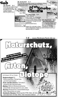 Vorderes Coverbild Naturschutz, Arten, Biotope CD