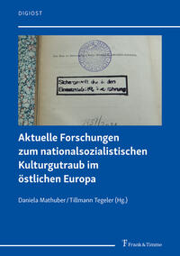 Vorderes Coverbild Aktuelle Forschungen zum nationalsozialistischen Kulturgutraub im östlichen Europa