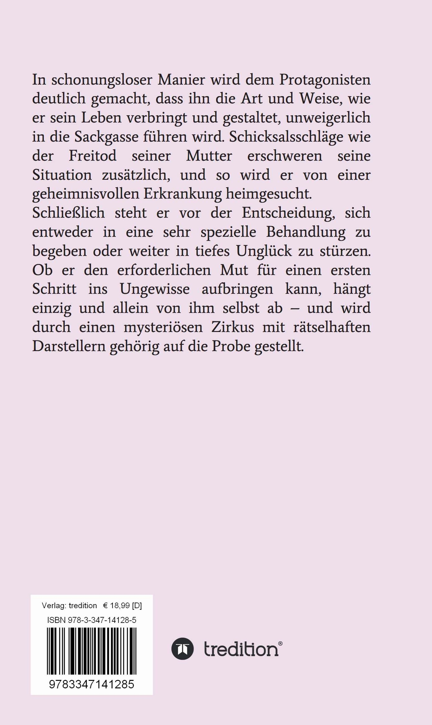 Rückseitencover Im Zirkus des Lebens