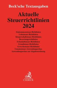 Vorderes Coverbild Aktuelle Steuerrichtlinien 2024