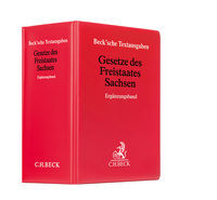 Vorderes Coverbild Gesetze des Freistaates Sachsen Ergänzungsband