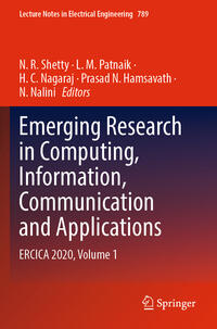 Vorderes Coverbild Emerging Research in Computing, Information, Communication and Applications