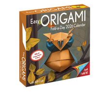 Vorderes Coverbild Easy Origami Fold-a-Day – Origami-Faltvorlage für jeden Tag 2026