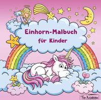 Vorderes Coverbild Einhorn-Malbuch für Kinder
