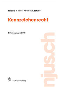 Vorderes Coverbild Kennzeichenrecht