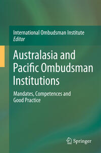 Vorderes Coverbild Australasia and Pacific Ombudsman Institutions