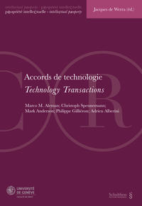 Vorderes Coverbild Accords de technologie / Technology Transactions