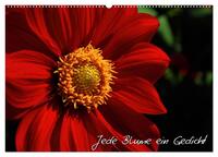 Vorderes Coverbild Jede Blume ein Gedicht (Wandkalender 2025 DIN A2 quer), CALVENDO Monatskalender