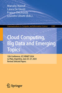 Vorderes Coverbild Cloud Computing, Big Data and Emerging Topics